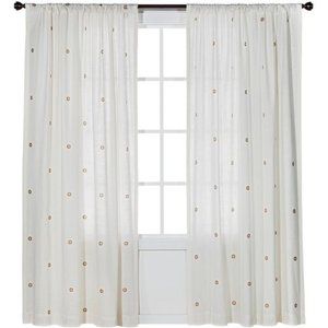 Nate Berkus full-length cotton curtains 50"x108", set of 2 panels